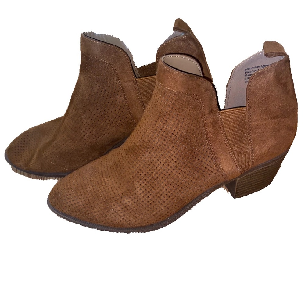 Brown Suede Ankle Boots
